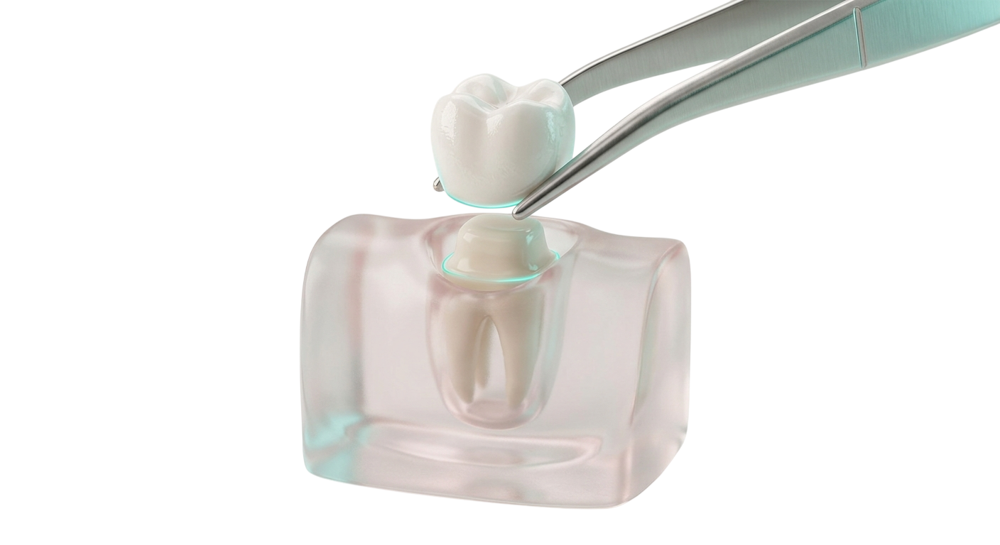 Porcelain dental crown