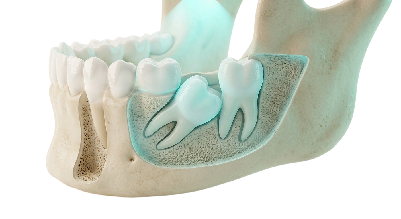 Impacted wisdom tooth